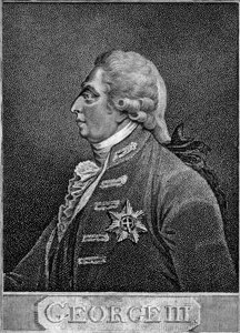 George III do Reino Unido. de J. Chapman