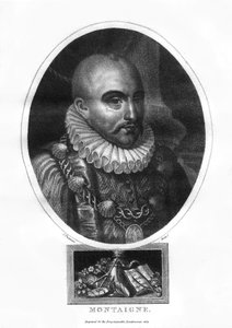 Michel Eyquem de Montaigne, escritor francês, 1817. de J. Chapman