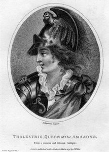 Thalestris, mítica rainha das Amazonas, 1797.