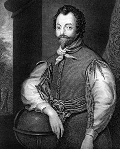 Sir Francis Drake, navegador e corsário inglês do século XVI.