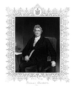 Thomas Clarkson, político inglês e ativista anti-escravidão, século XIX.