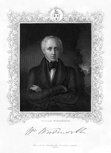 William Wordsworth, poeta romântico inglês, século XIX.