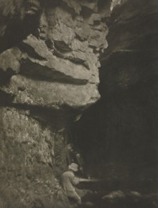 Trabalho de câmera: Man Sketching, 1910.