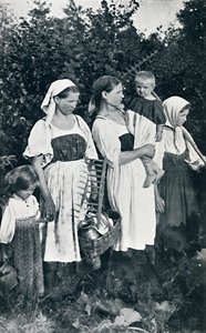 Camponeses da Grande Rússia, 1912 de J. Daziaro