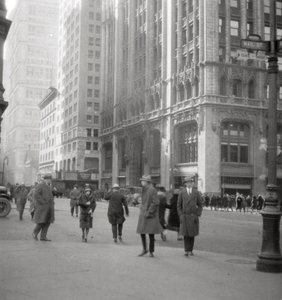 Lower Broadway, Nova York, EUA, século XX