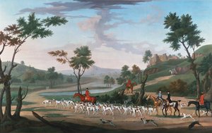 Cena de caça no galope de J. Francis Sartorius