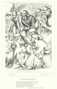 A Morte da Cordélia (gravura) de J. Franklin