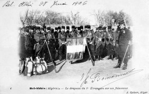 1º regimento da Legião Estrangeira Francesa, Sidi Bel Abbes, Argélia, 1906