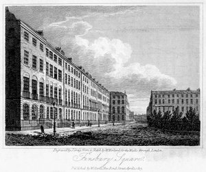 Finsbury Square, Londres, 1817.