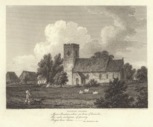 Robert Bloomfield, poeta: Igreja Sapiston (gravura)