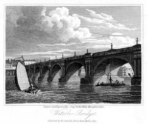 Ponte de Waterloo, Londres, 1817.