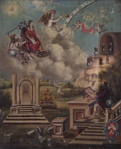 Os Mistérios que Aqui São Mostrados, São Somente para um Maçom Conhecido, Século XVIII de J. Gruttenden