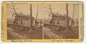 Sra. OLearys Cottage, 1871 de J. H. Abbott