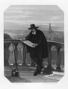 Jacob van Campen, artista holandês e arquiteto da Idade de Ouro, século XVII c1870.