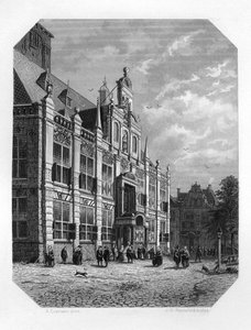 A Câmara Municipal de Delft, Holanda, 1620 c1870.