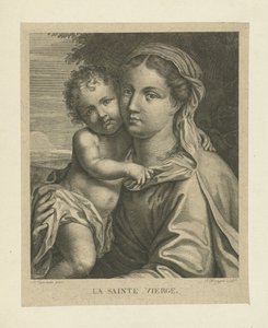 Maria conheceu o tipo
La sainte Vierge (título sobre o objecto) de J. Haagen
