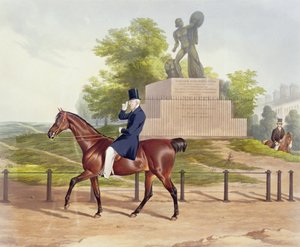 Uma vista em Hyde Park, gravada por J. Wilson, 1852 de J. Harrison