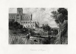 Catedral de Glasgow, Escócia, século XIX de J. Horsburgh