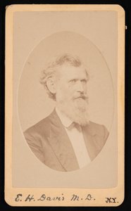Retrato de Edwin Hamilton Davis 1811-1888, antes de 1888. de J Kraft