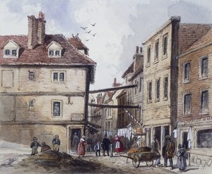 Chick Lane, Londres, 1840 de J Maund