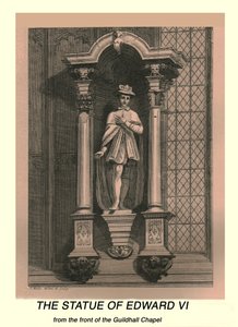 A estátua de Eduardo VI, 1886 de J Mills