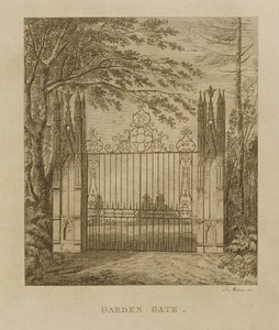 Portão de jardim em Strawberry Hill de J. Morris