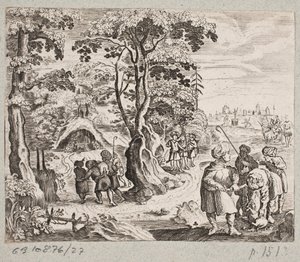 Ilustração de Adam Olearius, “Persian Rosenthal por um engenhoso poeta Schich Saadi […]”, Schleswig 1660