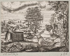 Ilustração de Adam Olearius, “Persian Rosenthal por um engenhoso poeta Schich Saadi […]”, Schleswig 1660