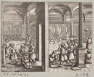 Ilustração de Adam Olearius, “Persian Rosenthal por um engenhoso poeta Schich Saadi […]”, Schleswig 1660