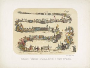 Redenção holandesa 1 de abril de 1572. Comemorado em Utrecht 1 de abril de 1872 (título no objeto) de J. Nikerk