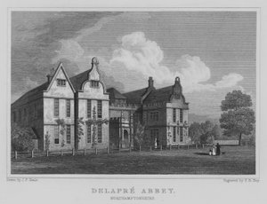 Abadia de Delapre, Northamptonshire (gravura)