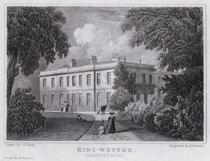 King-Weston, Somersetshire (gravura) de John Preston Neale