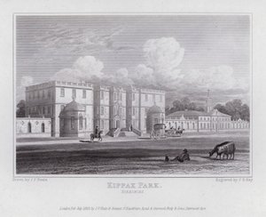 Kippax Park, Yorkshire (gravura) de John Preston Neale