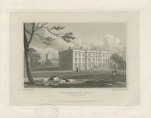 Swynnerton Hall: gravura, nd [c 1821] (impressão)