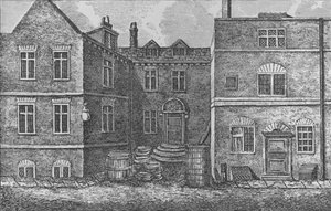 Casa de Monteagle, perto da igreja do St. Saviours, Southwark, 1808, 1912