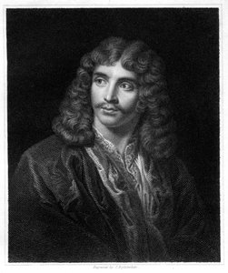 Moliere, escritor, diretor e ator de teatro francês, 1833.