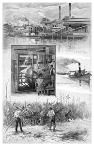 A indústria açucareira, Richmond River, Nova Gales do Sul, Austrália, 1886.