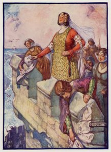 Black Agnes, condessa de Dunbar e março, no cerco do Castelo de Dunbar pelos ingleses, 1338