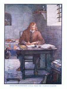 Durante a sua prisão, Bunyan escreveu The Pilgrims Progress, de English Literature pub.by TC & EC Jack, c.1920