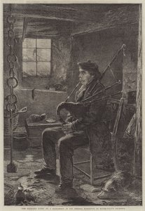 A gravura de Piper das terras altas de J. Richardson