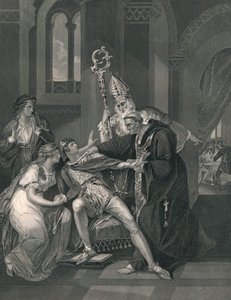 Edwy e Elgiva, século XIX. de J. Rogers