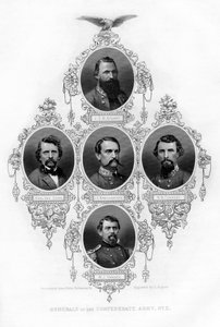 Generais do Exército Confederado, 1862-1867.