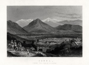 Cabul, do Bala Hissar, 1883 de J. Stephenson