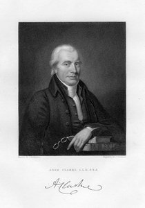 Adam Clarke c1760-1832, teólogo metodista britânico e estudioso bíblico, século XIX.