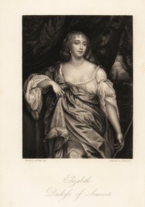 Retrato de Lady Elizabeth Seymour, Duquesa de Somerset, antiga Elizabeth Percy, herdeira e amiga da Rainha Ana