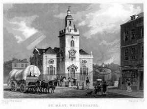Igreja de Santa Maria, Whitechapel, Londres, 1831.
