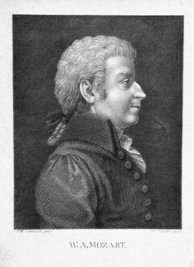 Wolfgang Amadeus Mozart, ca 1825 de J. W. Schmidt
