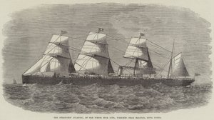 O Atlântico a vapor, da White Star Line, naufragou perto de Halifax, Nova Escócia de J. Wells