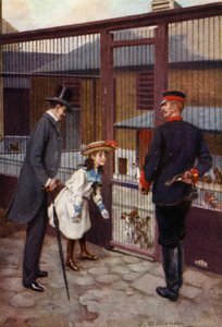 Ethel encontra Scamp (cor litho) de J. Williamson