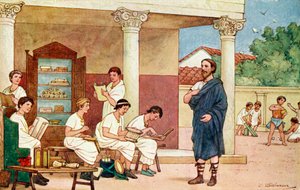 O Império Romano - uma escola.